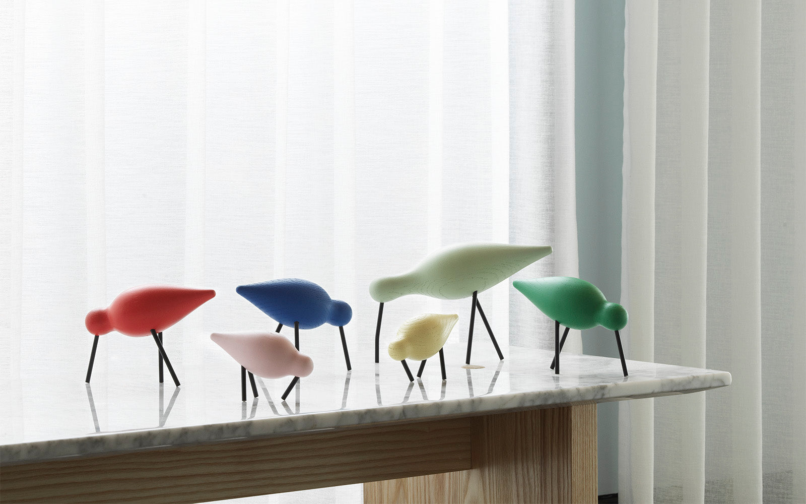 Normann Copenhagen Shore birds collection Coloured / black
