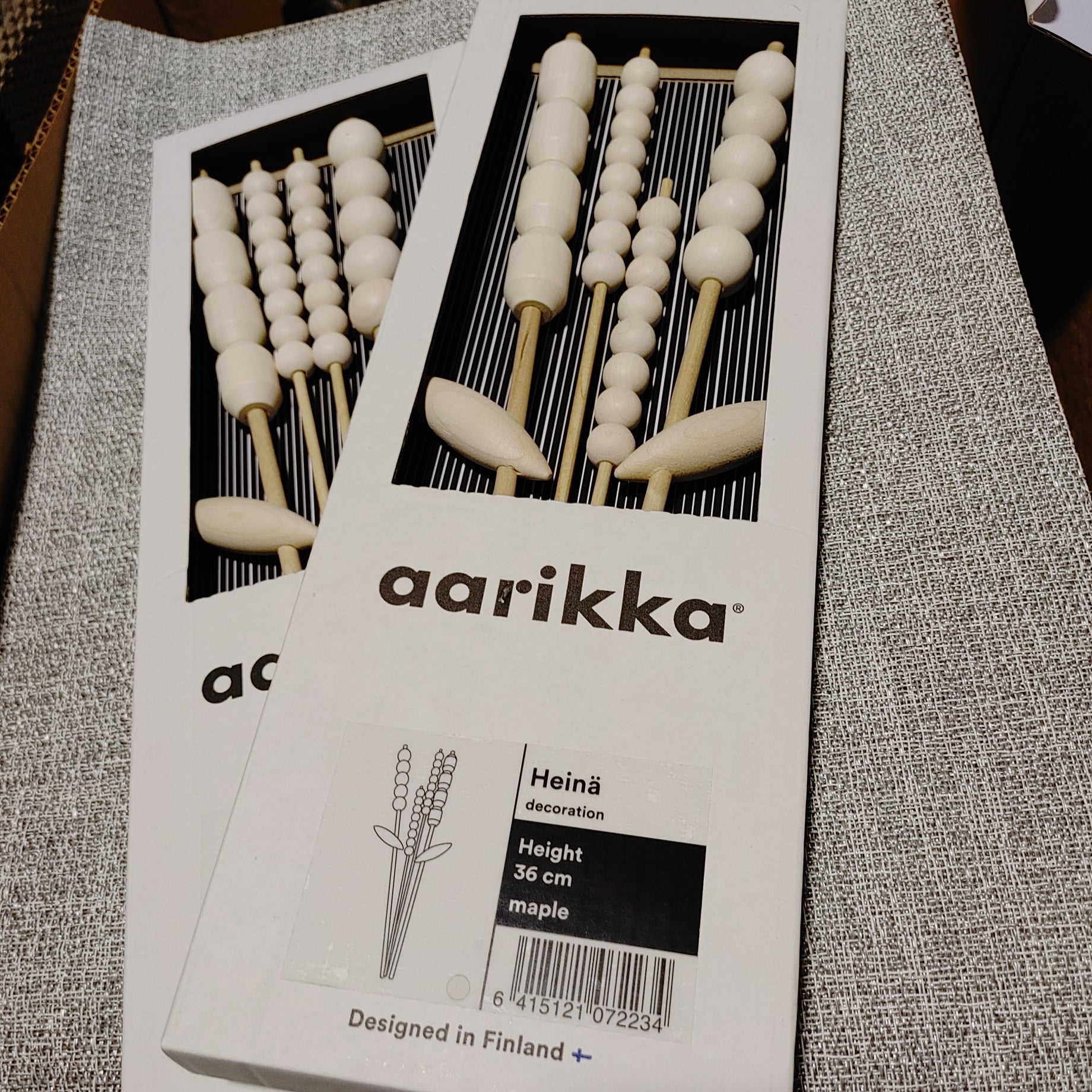 HEINÄ DECORATION SET White