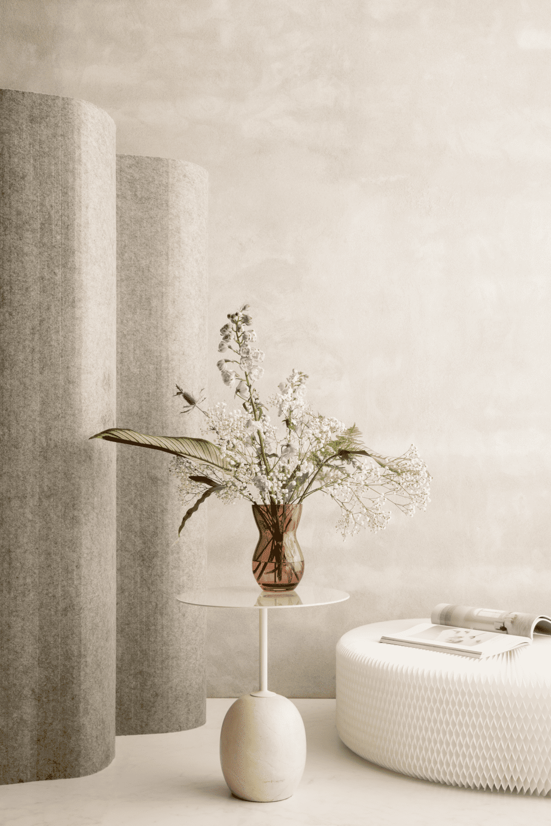 Red Calabas Vase H21 *