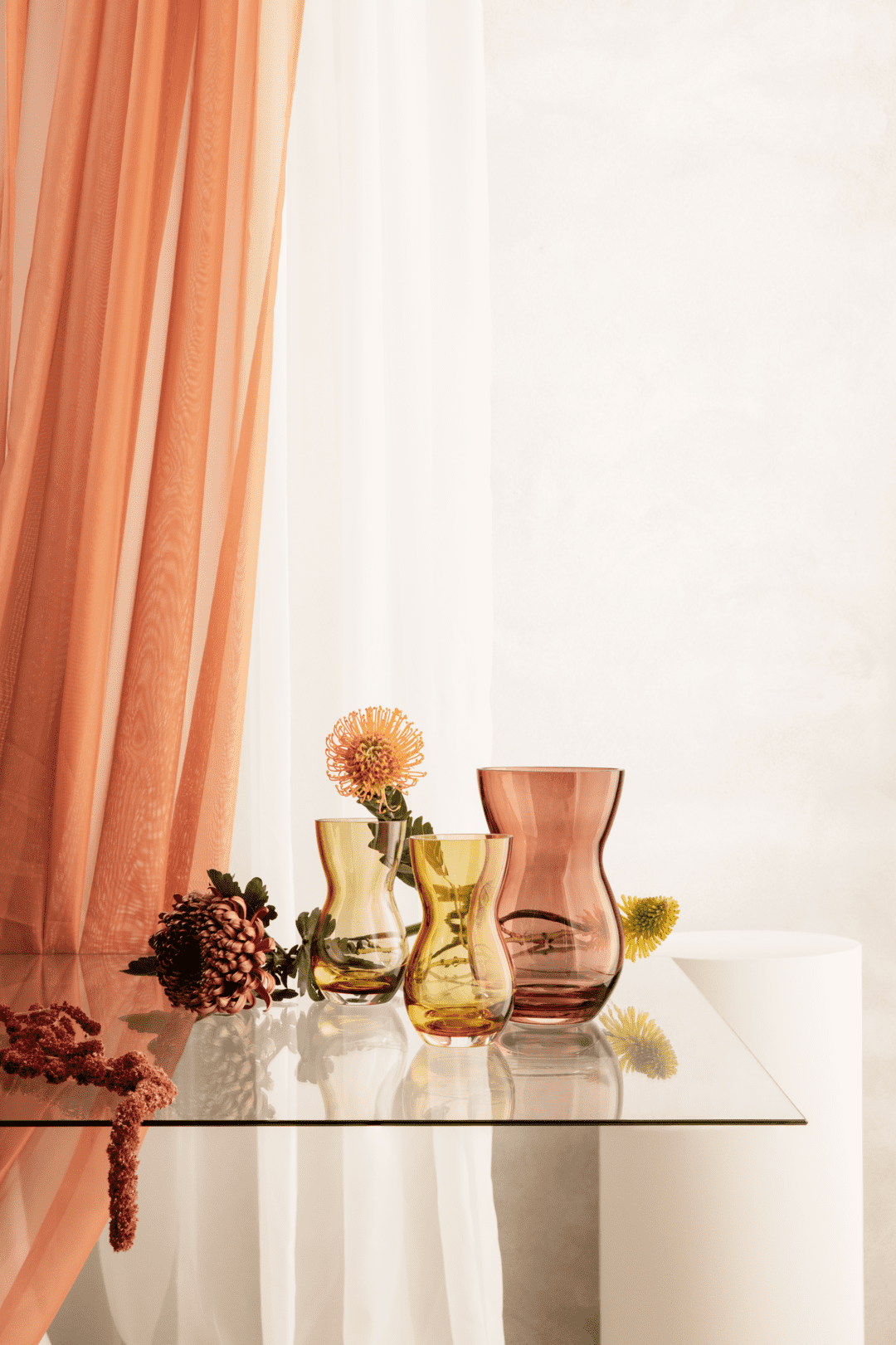 Red Calabas Vase H21 *