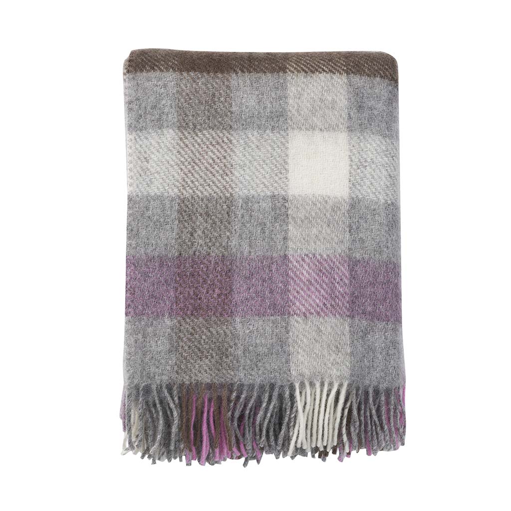 Klippan throw wool blanket 130x200 cm Gotland Multi Pink