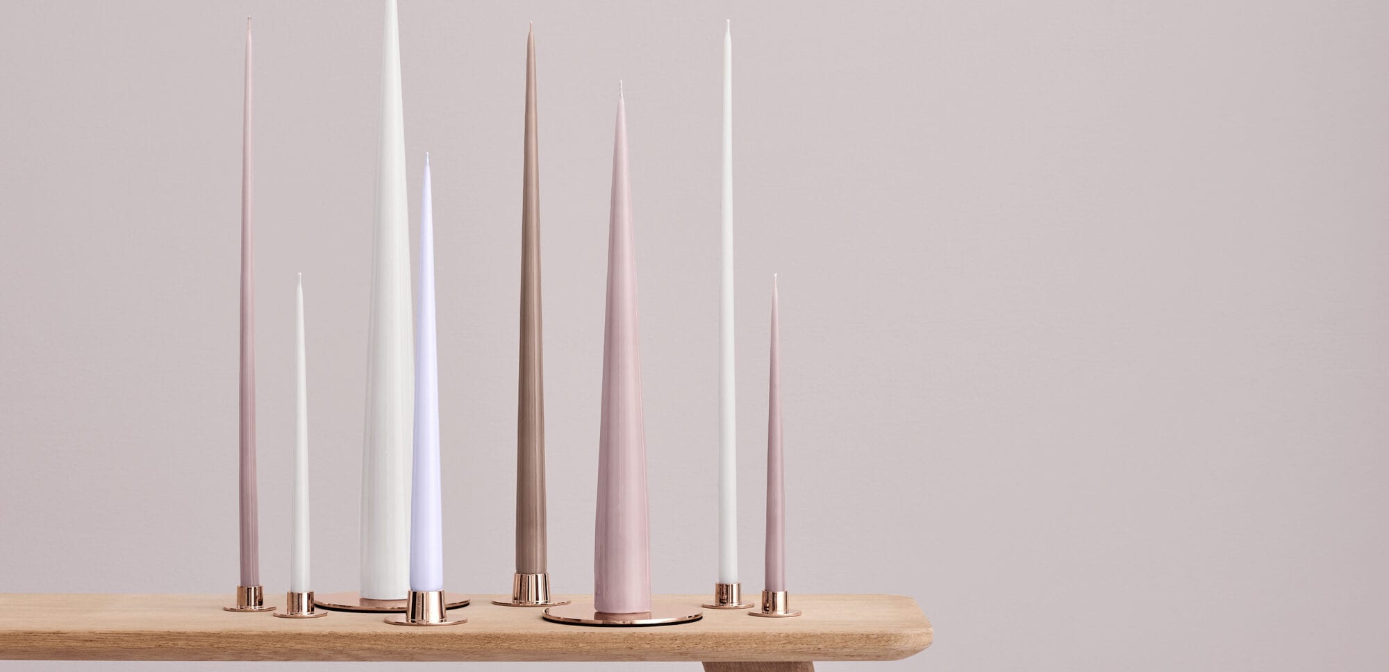 Classic candle plates 12cm