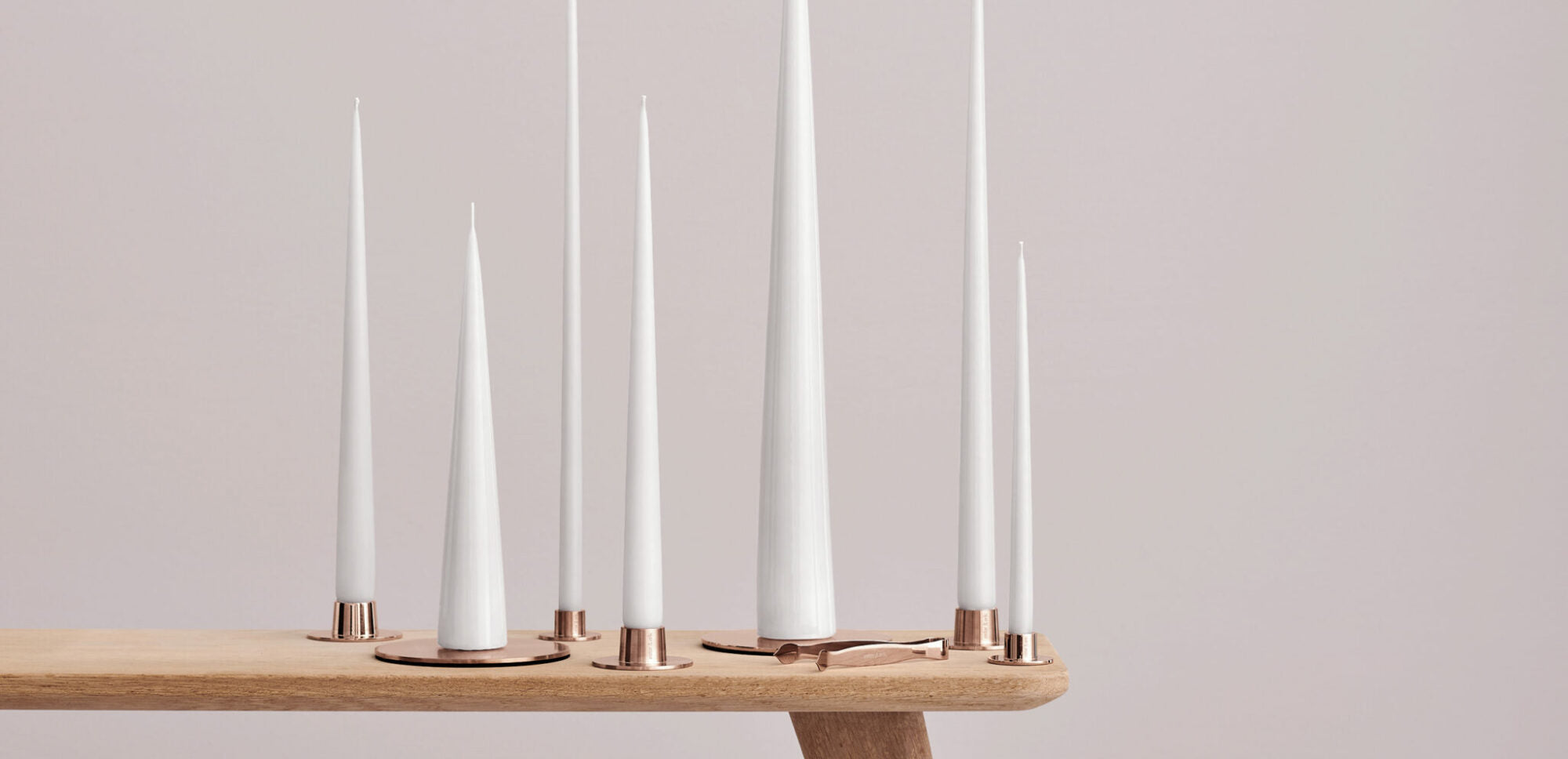 Classic candle plates 12cm