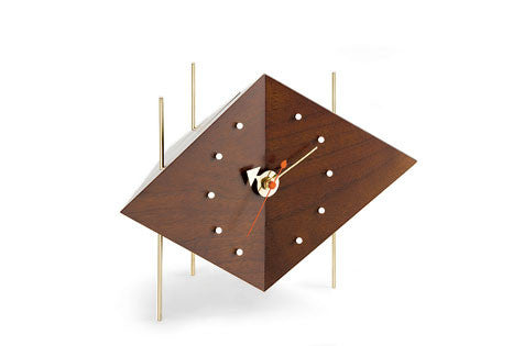 Diamond desk clock by George Nelson for Vitra