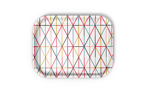 Classic Trays medium- Grid Multicolored Alexander Girard