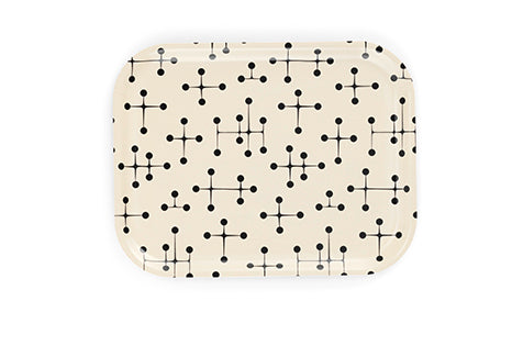 Classic Trays medium- Eames Dot pattern white