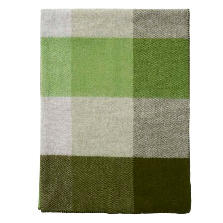 Klippan wool blanket block Green