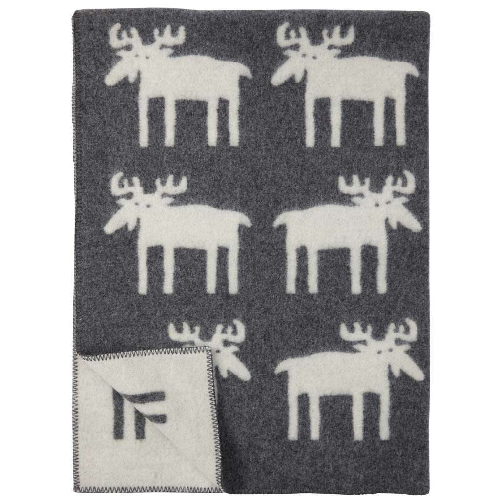 Klippan wool blanket Moose