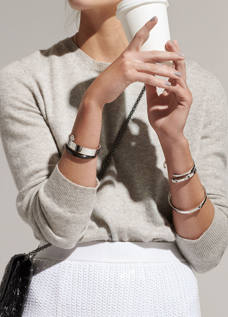 SKULTUNA cuffs SB cuff - polished steel