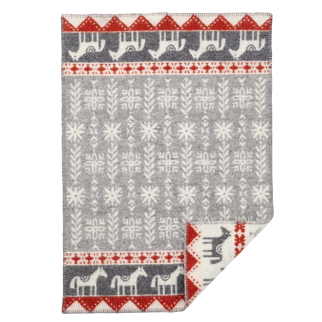 Blanket wool 130x180cm -  Horse