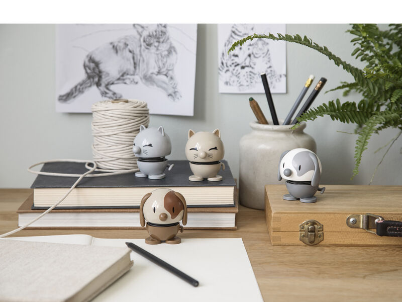 Hoptimist Small ANIMAL Cat Grey