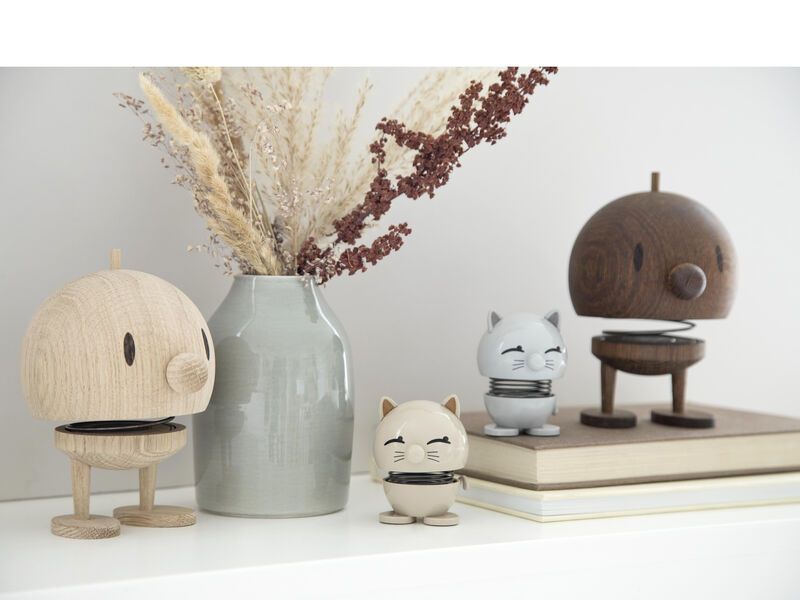 Hoptimist Small ANIMAL Cat Grey