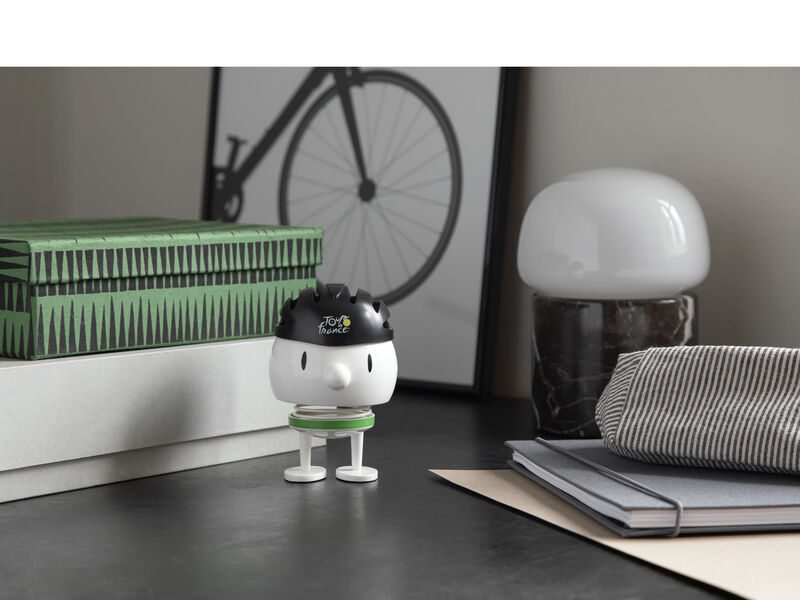 Medium Tour de France Bumble Hoptimist -White-Red dots