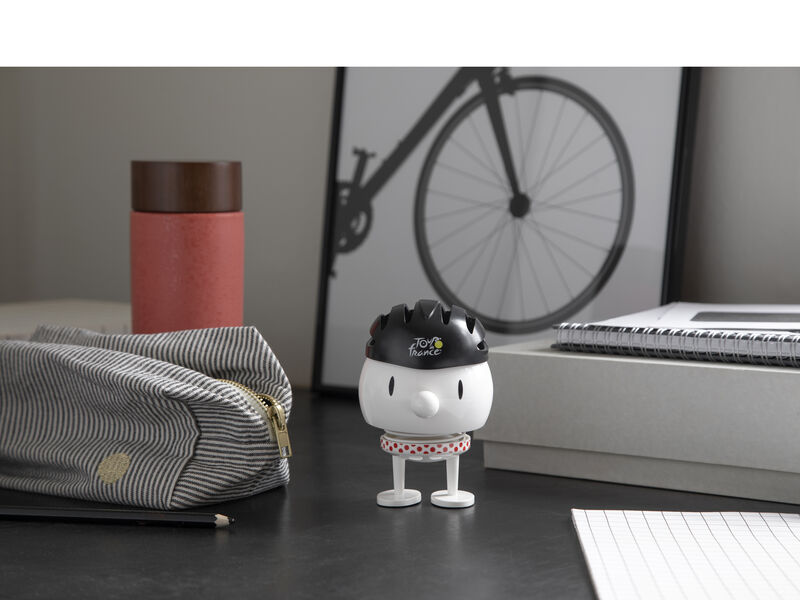 Medium Tour de France Bumble Hoptimist -White-Red dots