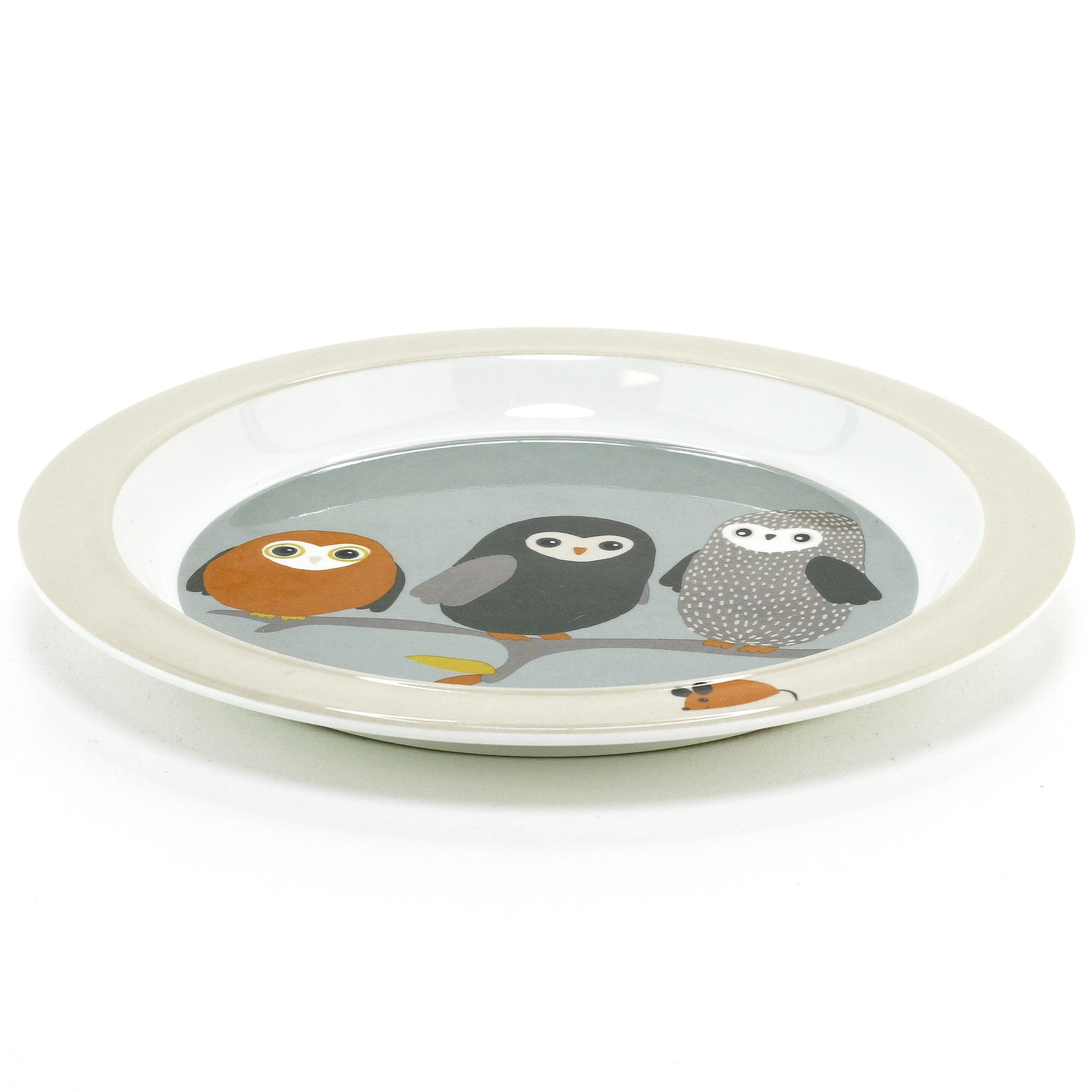 Owls, Flat Plate with non slip