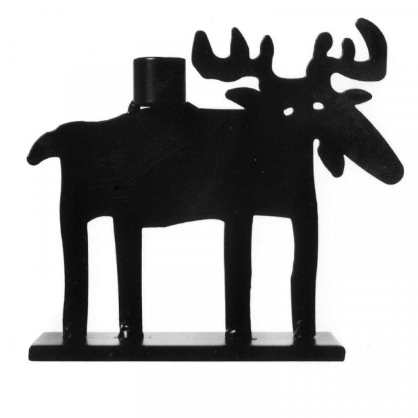 Bengt & Lotta - Moose Big Candle Holder Black