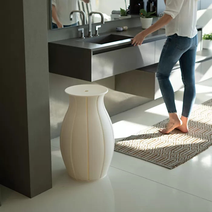 NINFEA LAUNDRY HOLDER - MATTE GREY