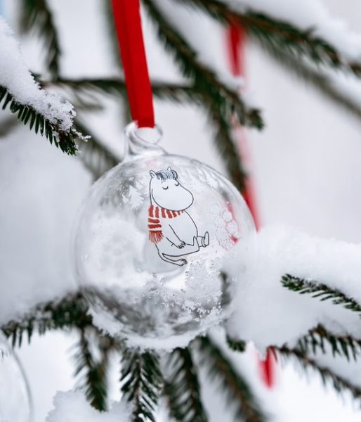 Moomin Christmas ball 7cm -Snorkmaiden