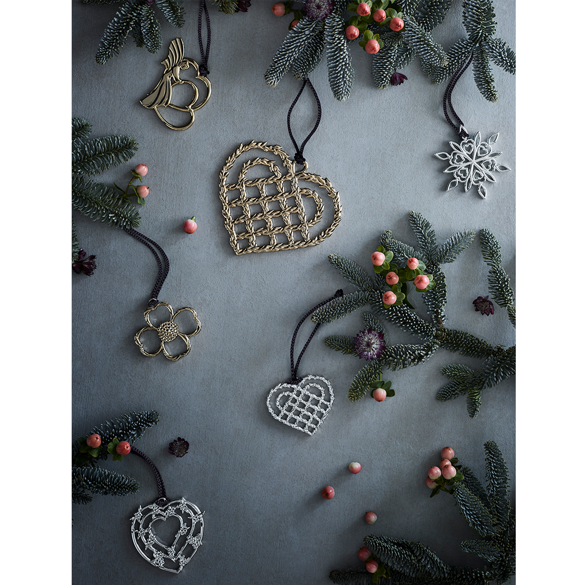 Rosendahl Heart Crown, 2.7", Silver Plated