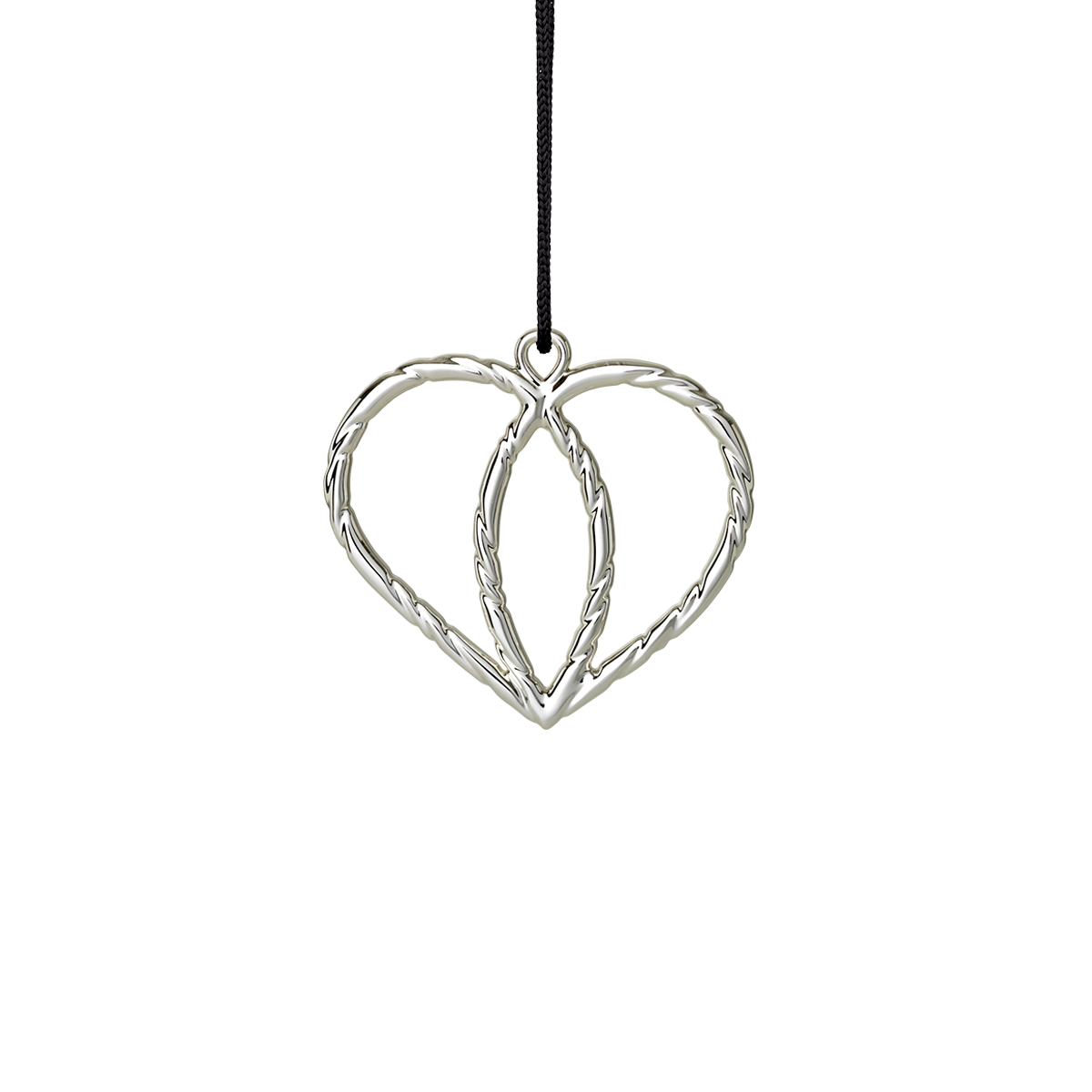 Rosendahl Heart Crown, 2.7", Silver Plated