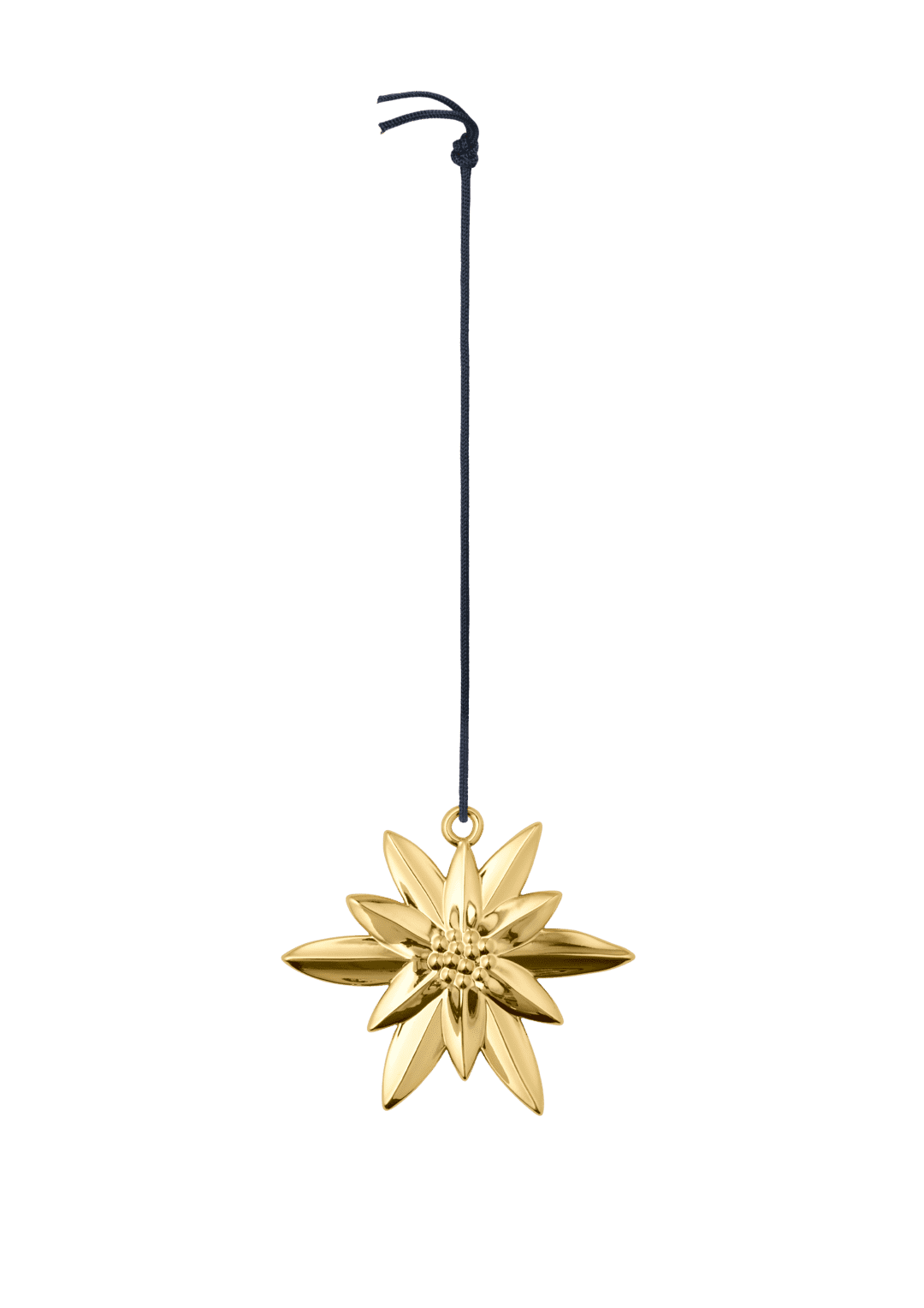 Winter flower H6.5 gold plated