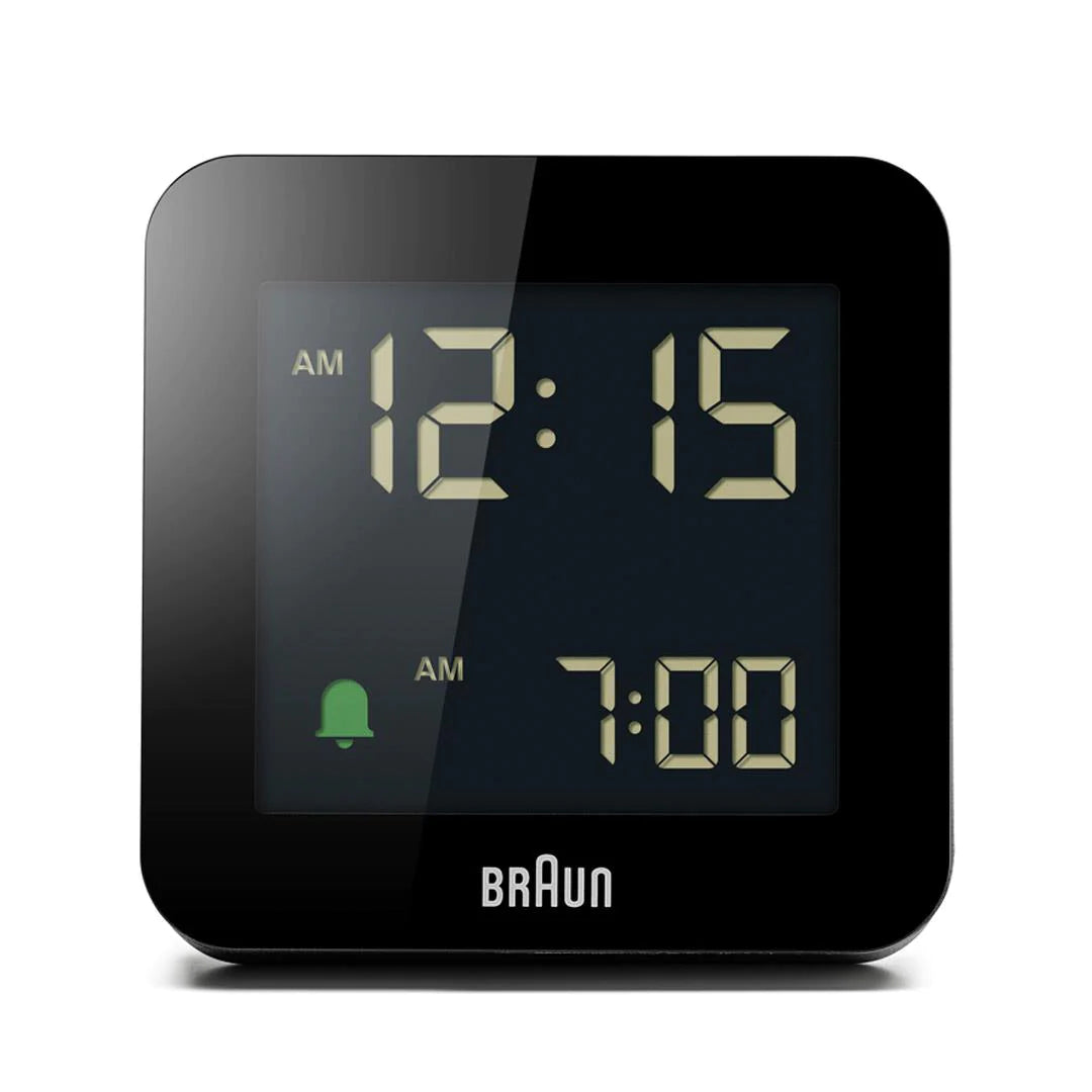 BC09B Braun Digital Alarm Clock - Black