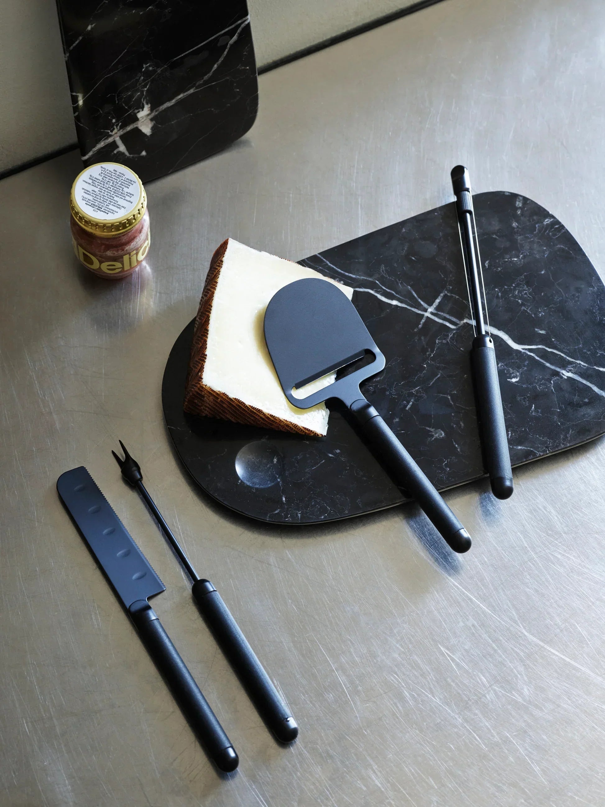 Pebble Cheese Slicer Black