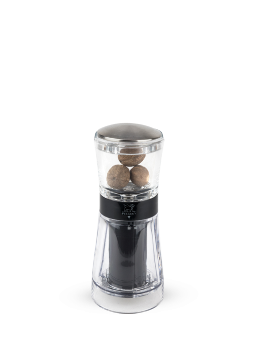 Goa Manual nutmeg mill in acrylic with magnetic cover 15 cm - 6in.