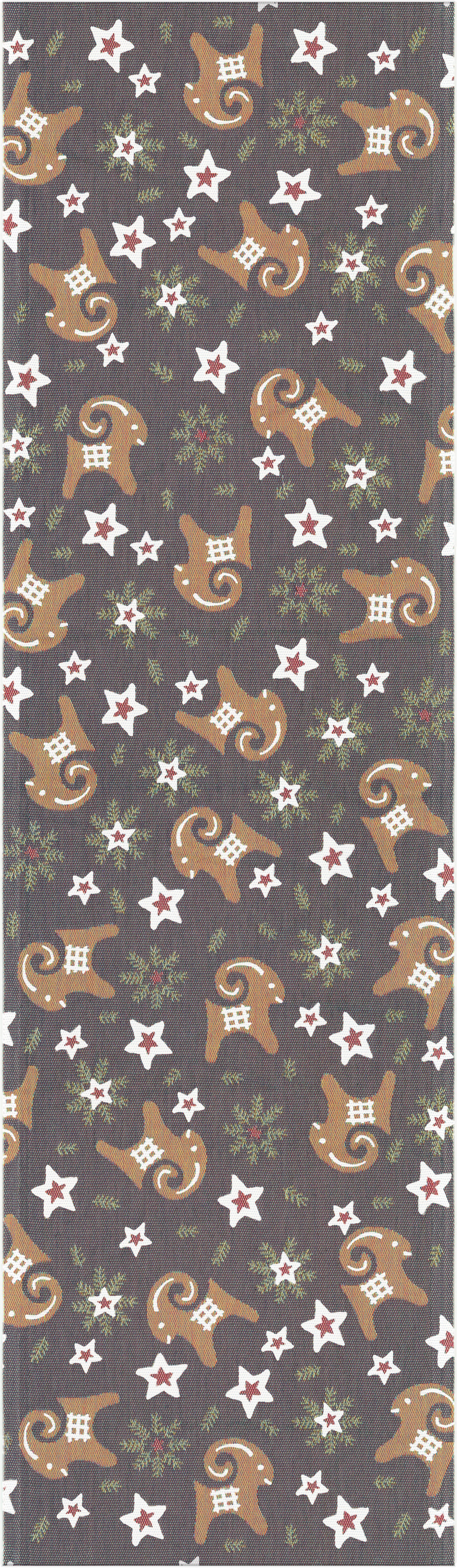 Table runner 35x120cm  Christmas PEPPARKAKOR