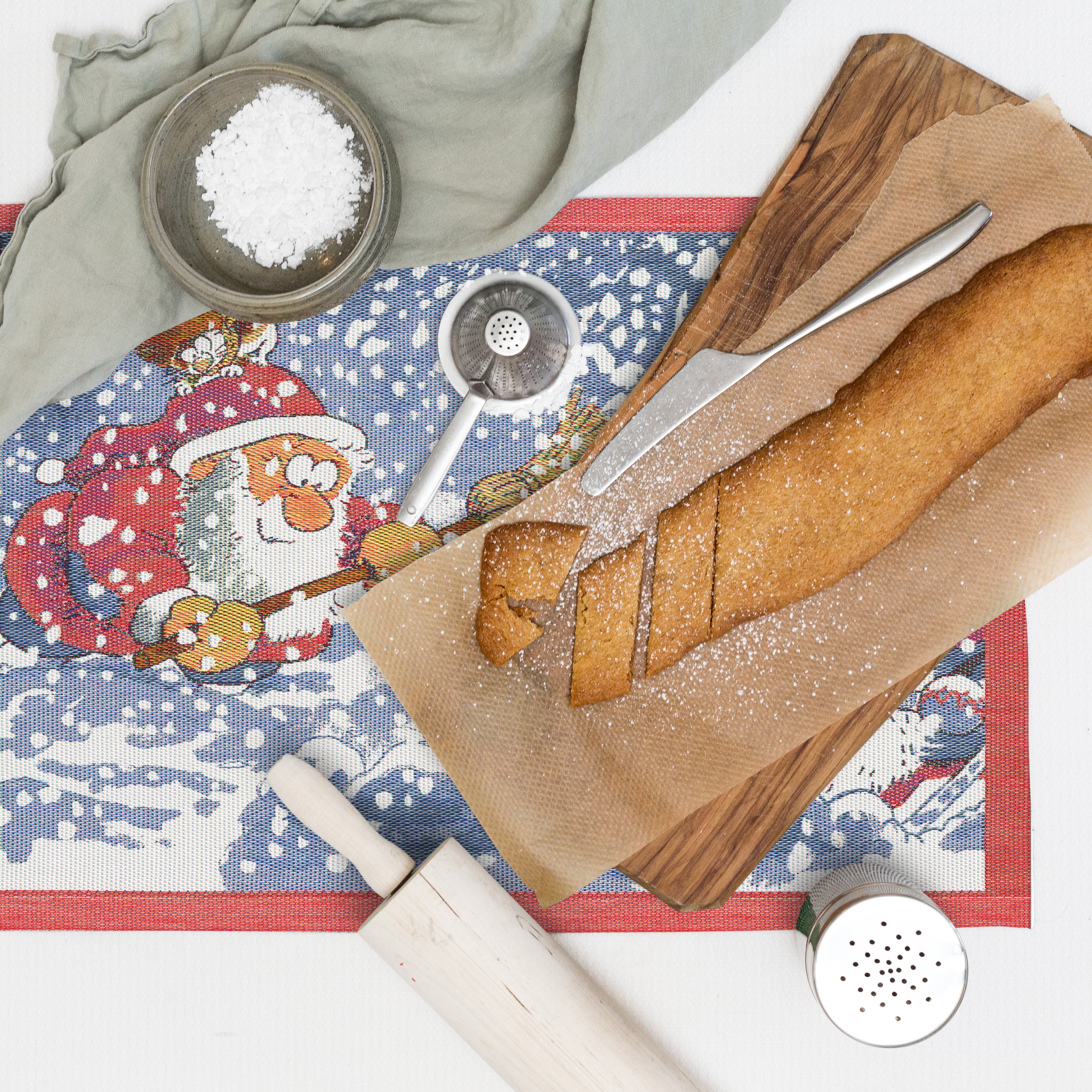 Placemat  35x48 cm Christmas DET SNÖAR