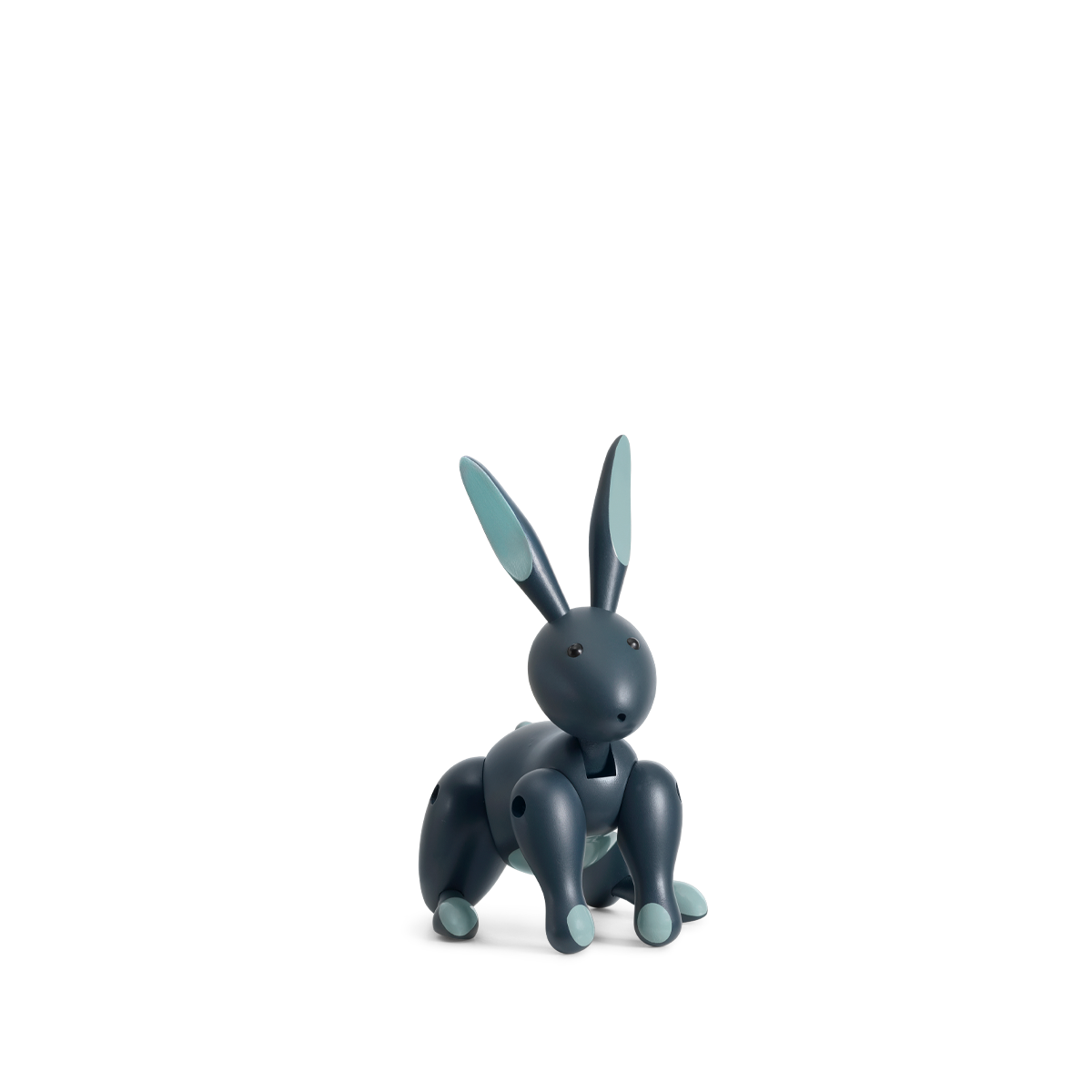 Kay Bojesen Wooden Animals Rabbit painted Blue