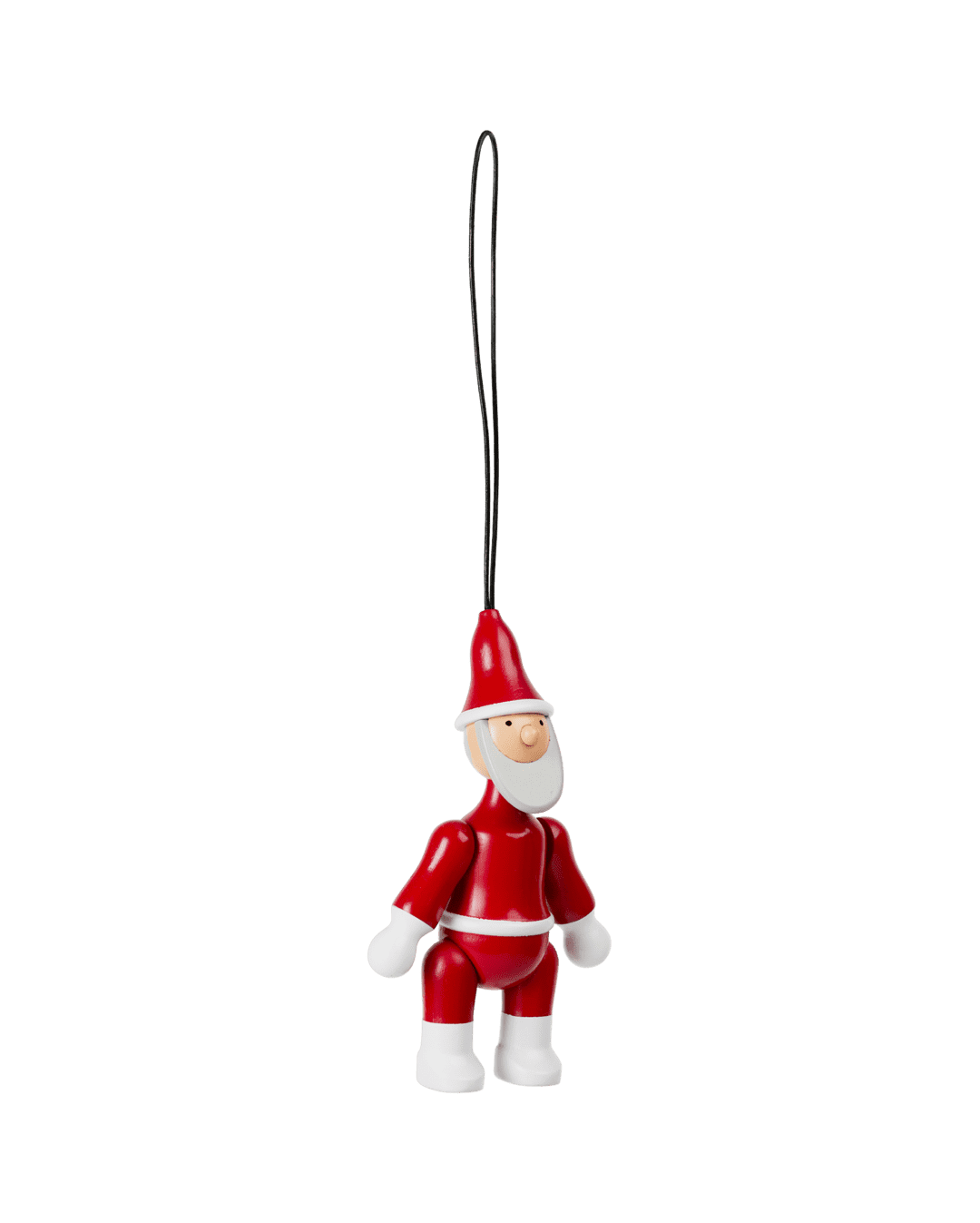 Kay Bojesen wooden Figure Christmas Santa Claus and Santa Clara Ornaments (Pair)