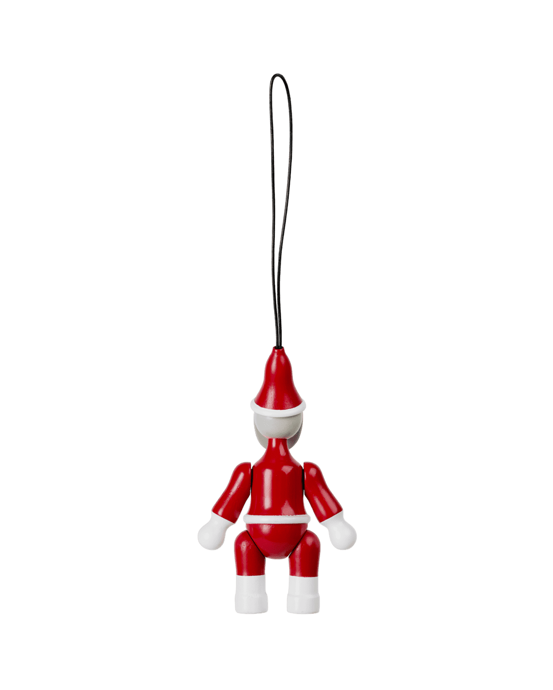 Kay Bojesen wooden Figure Christmas Santa Claus and Santa Clara Ornaments (Pair)