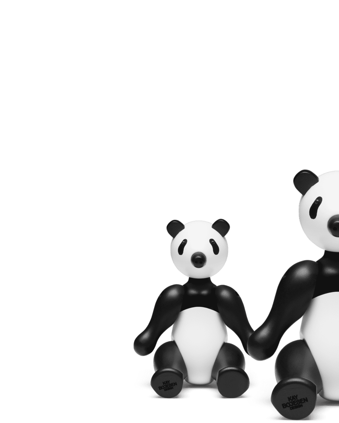 Kay Bojesen Wooden Animals Pandabear Medium