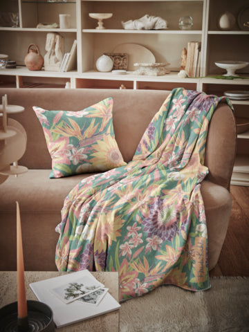 Blanket Organic Cotton blanket 140x170cm - FRIDA KAHLO FLORES