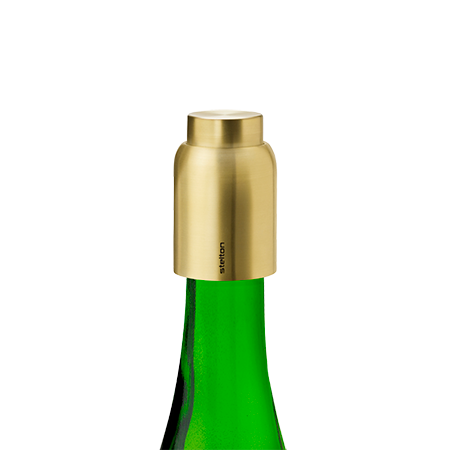 Collar vacuum seal bottle stopper