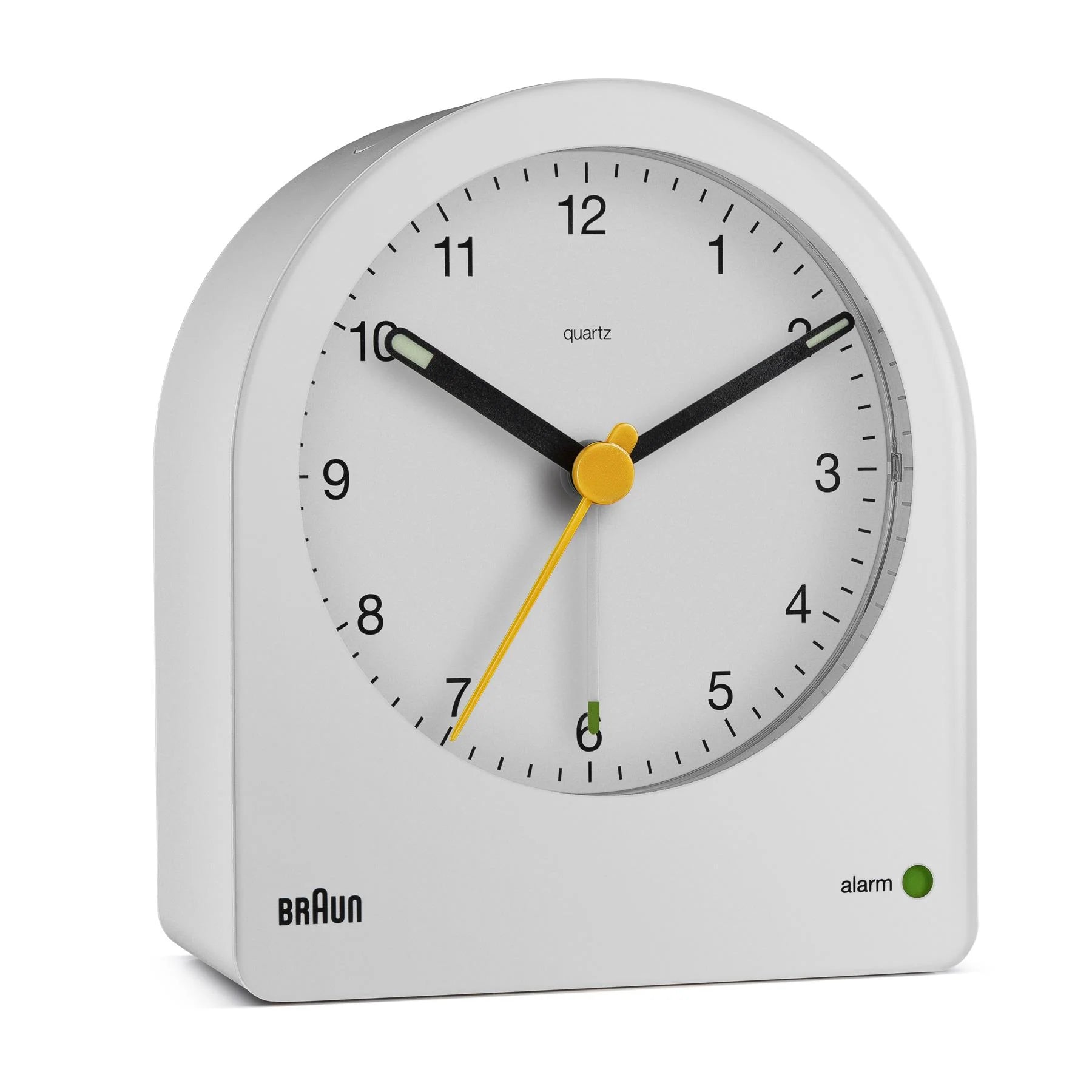 BC22W Braun Classic Analogue Alarm Clock - White