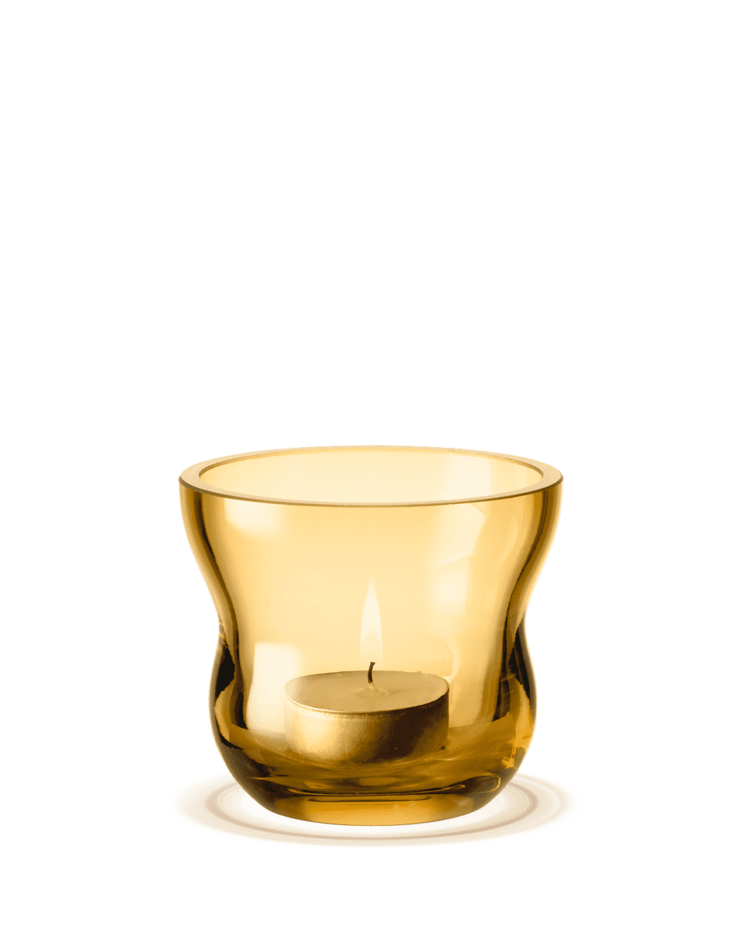 Calabas Tealight holder Ø8.5 cm amber *