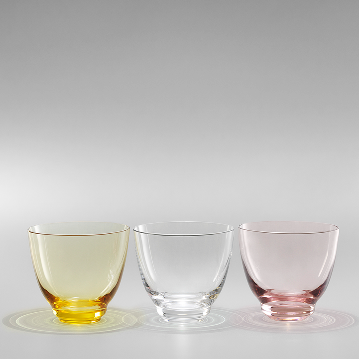 Flow Tumbler Water glass 35 cl Amber *