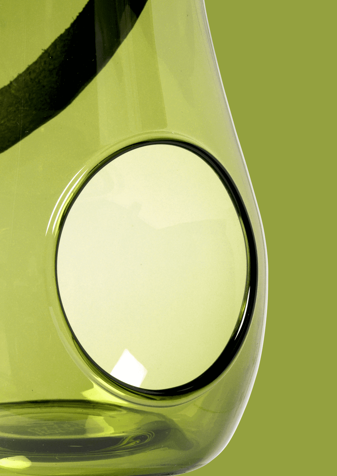 Design with Light Olive green Lantern, 6.3" 16 cm