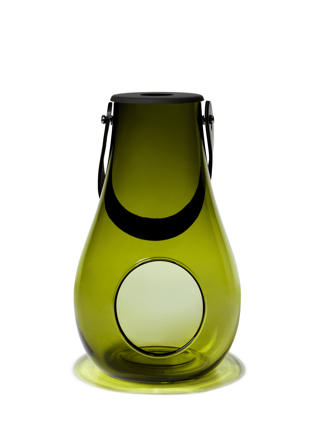 HOLMEGAARD DESIGN WITH LIGHT LANTERN Olive green , 25 CM