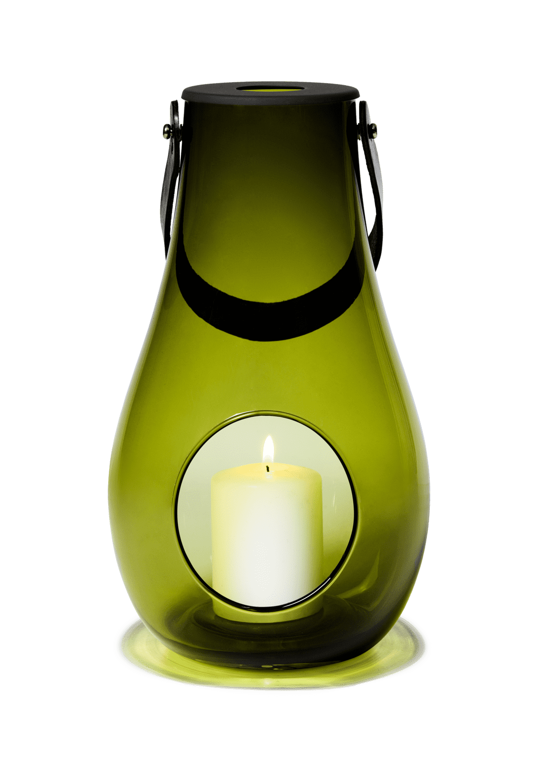 Design with Light Olive green Lantern, 11.4" 29 cm
