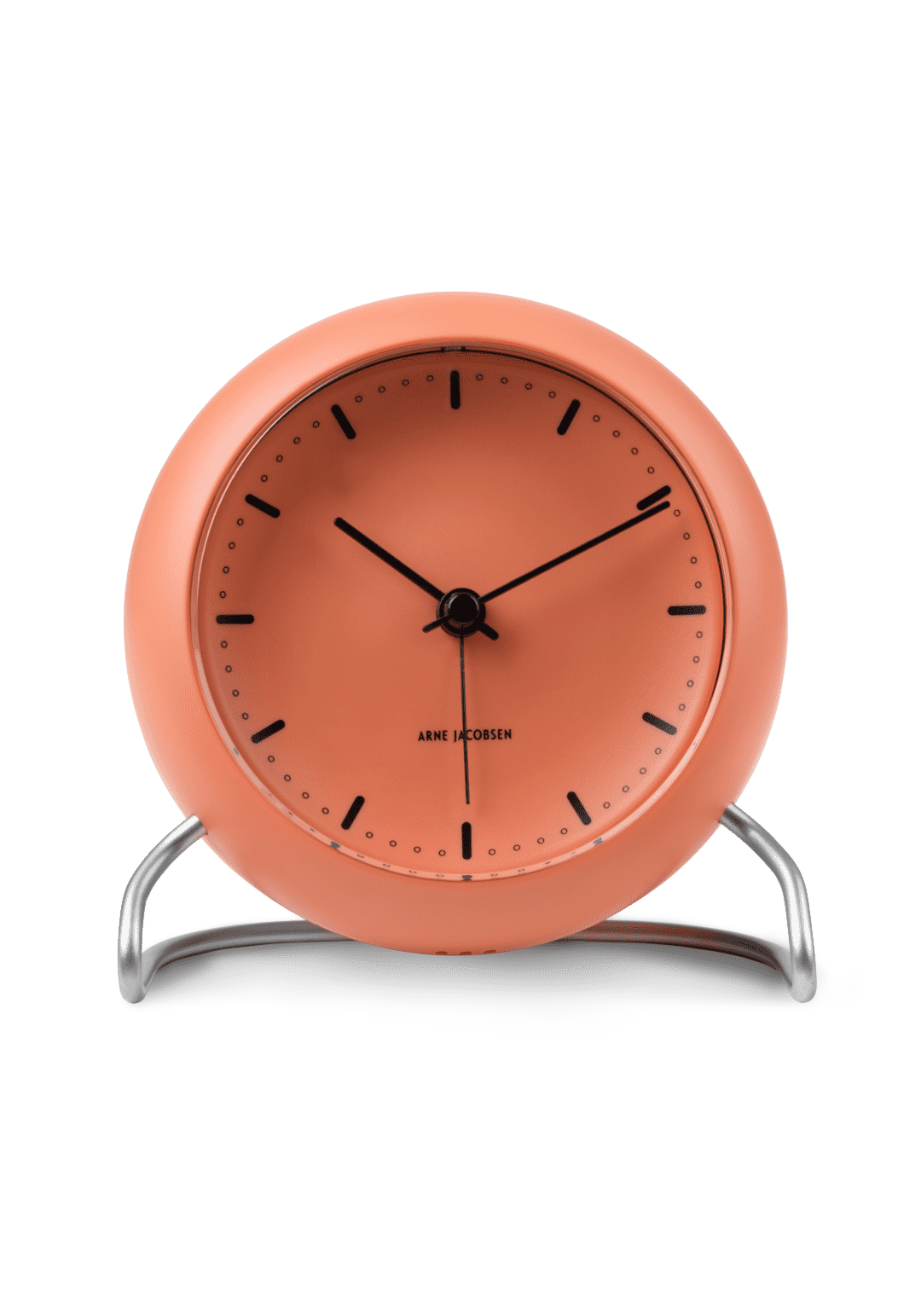Arne Jacobsen City Hall Alarm Clock - Pale orange