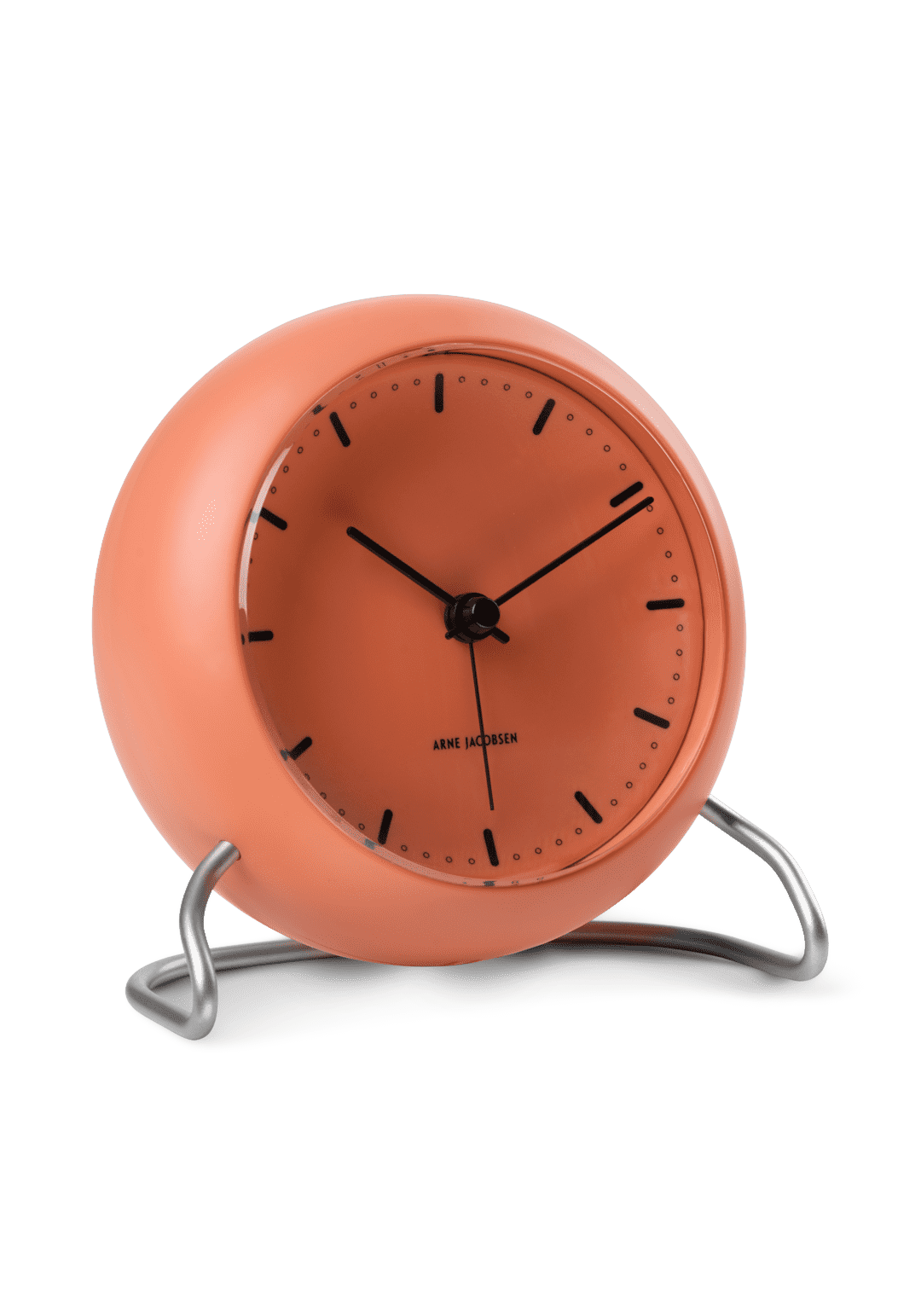 Arne Jacobsen City Hall Alarm Clock - Pale orange