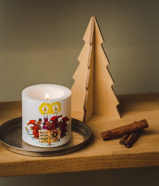 Mauri Kunnas candle Christmas Carols 8 cm