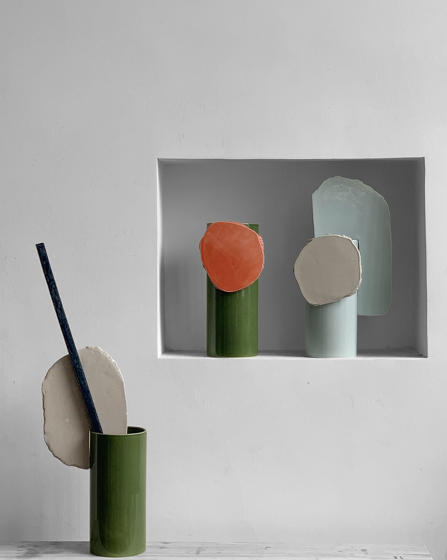 Vases Découpage, by Ronan & Erwan Bouroullec, 2020
