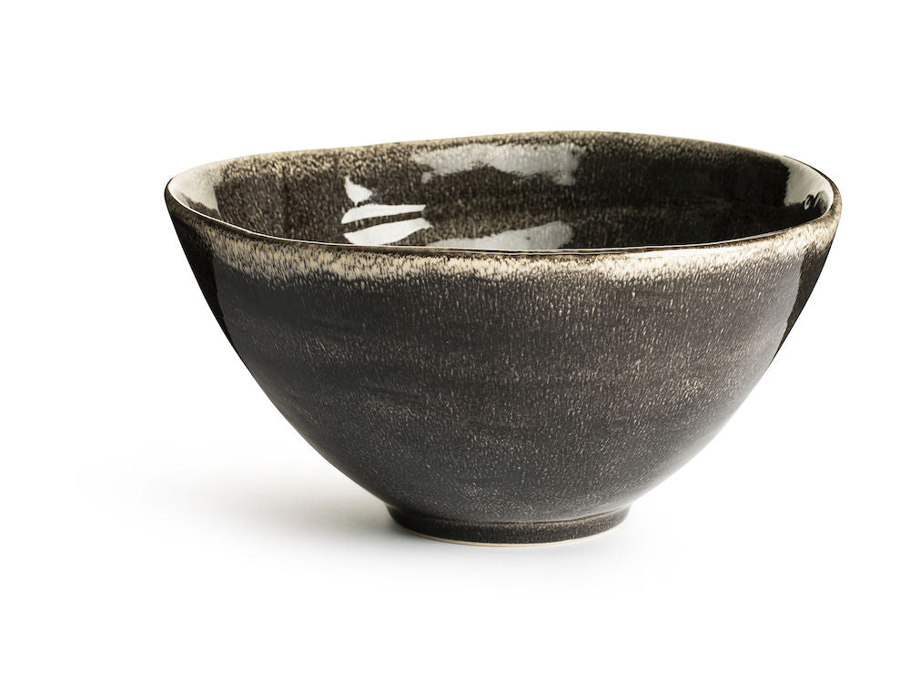 Nature serving bowl large, grey