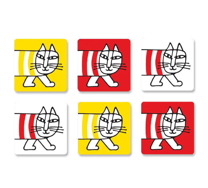 Coasters Lisa Larson 'Mikey'  cat coasters