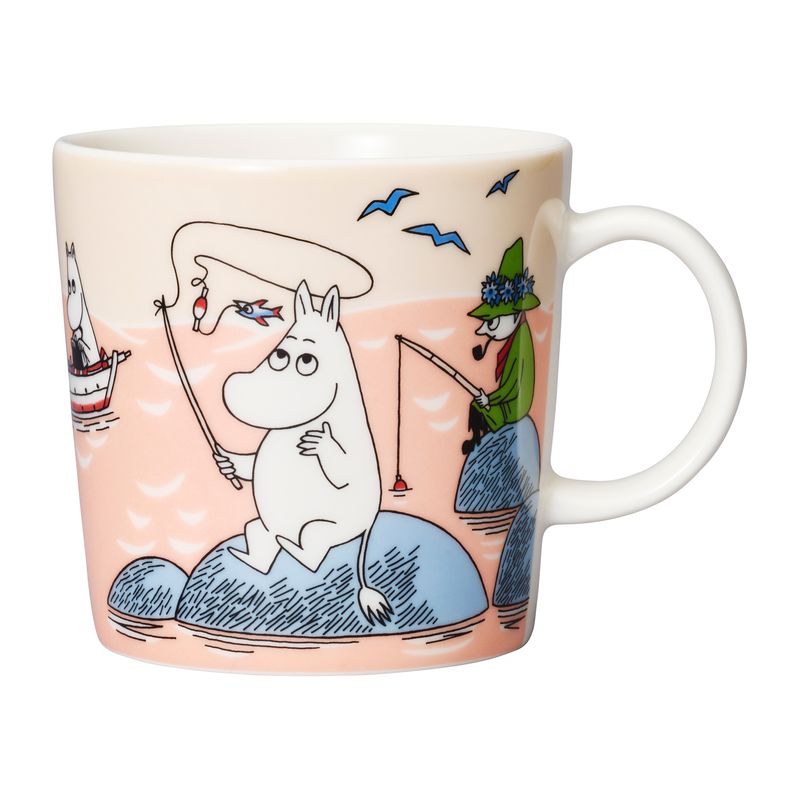 Moomin Arabia / iittala mug 300ml  / 10oz   Fishing Moomin mug 2022