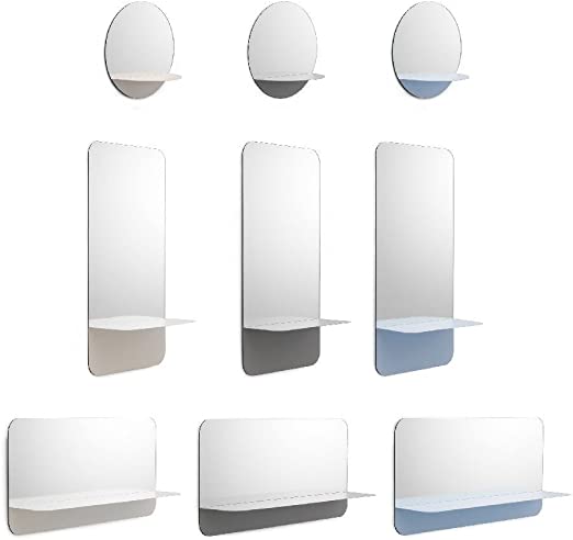 Horizon Mirror Vertical Grey